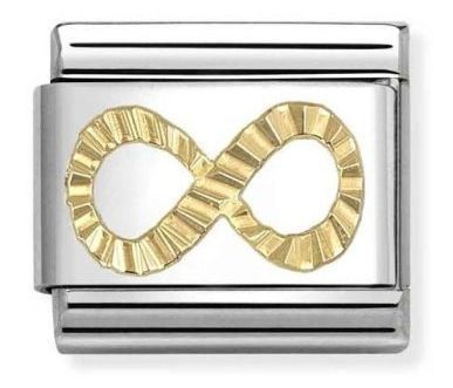 Zawieszka Nomination Composable Gold Nieskończoność 030149 66 – diamentowana, złoto na stali szlachetnej.jpg